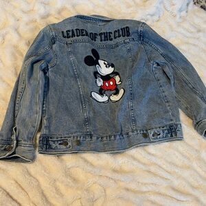 Disney Mickey Mouse Jean jacket size 7/8 unisex